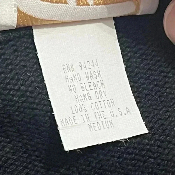 Tia Designs Womens Medium Sock Hop 1950s Embroidered Button Cardigan Sweater VTG - Picture 9 of 9